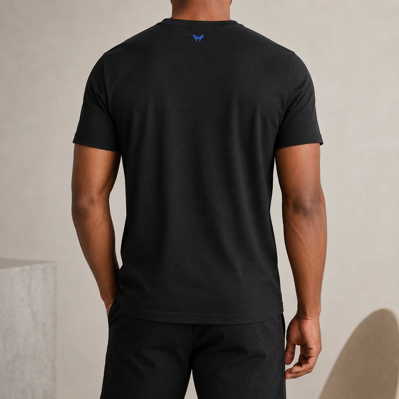 MarkFast Black Essential Crew T-Shirts