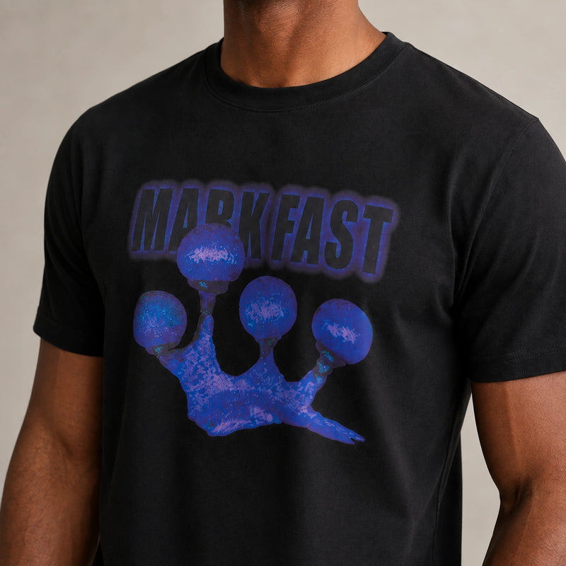 MarkFast Black Essential Crew T-Shirts