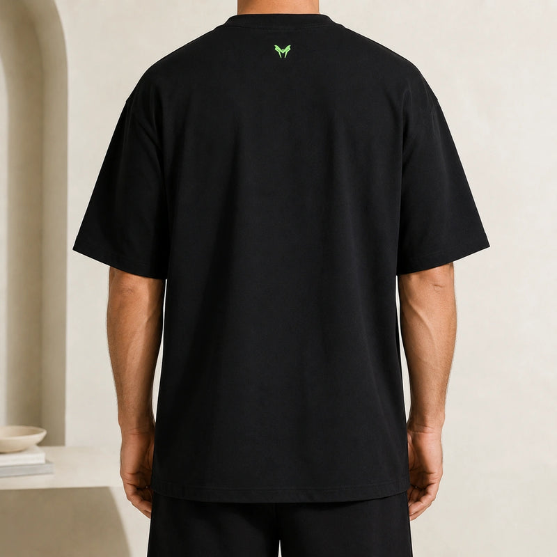 MarkFast Black Essential Crewneck T-Shirts