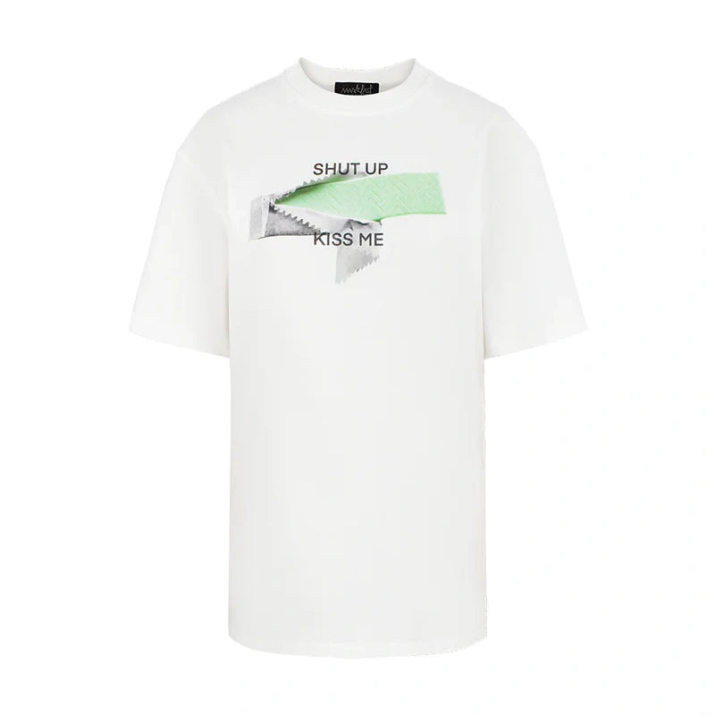 MarkFast Chewing Gum Slogan Printed T-Shirts
