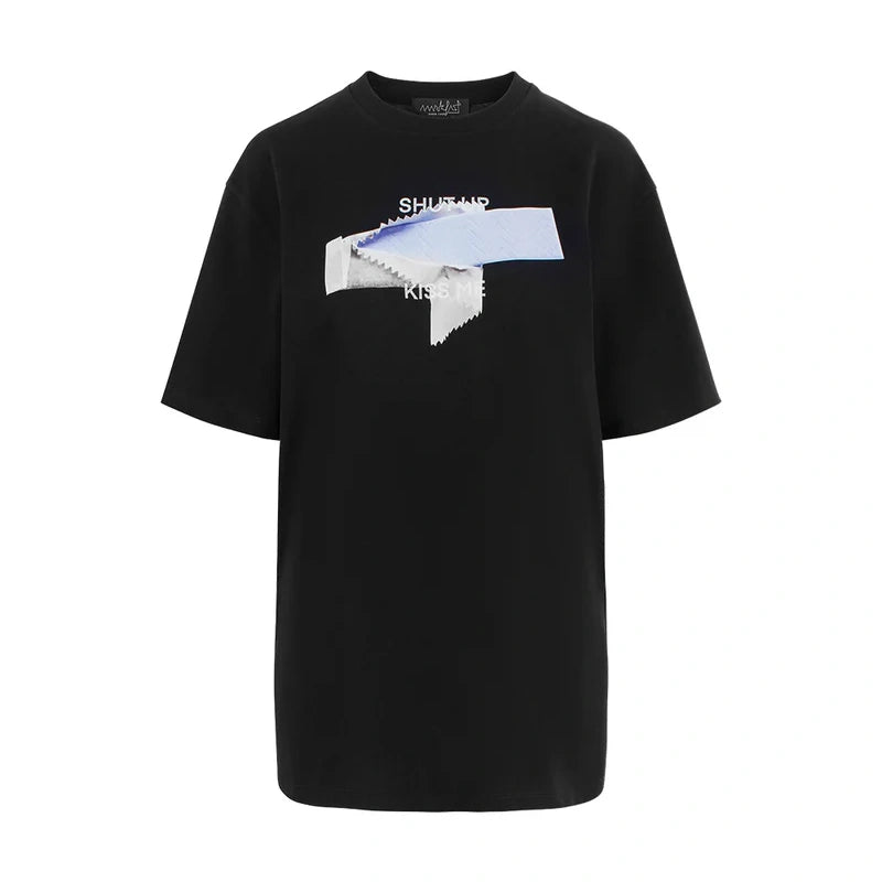 MarkFast Chewing Gum Slogan Printed T-Shirts