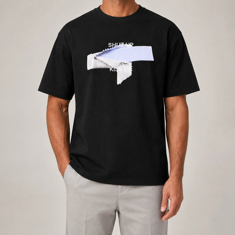 MarkFast Chewing Gum Slogan Printed T-Shirts