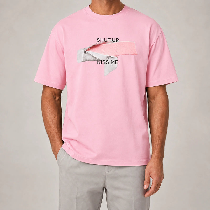 MarkFast Chewing Gum Slogan Printed T-Shirts