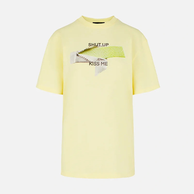 MarkFast Chewing Gum Slogan Printed T-Shirts