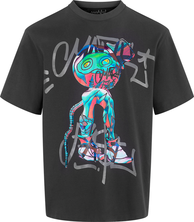 MarkFast Chrome Street Art Monster Figure T-Shirts