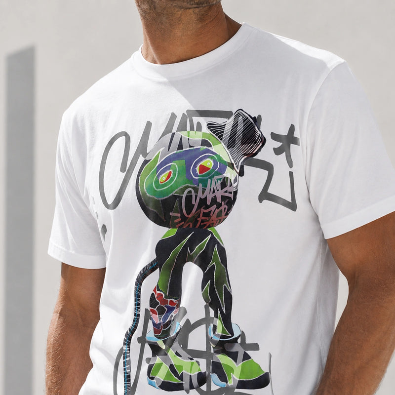 MarkFast Chrome Street Art Monster Figure T-Shirts