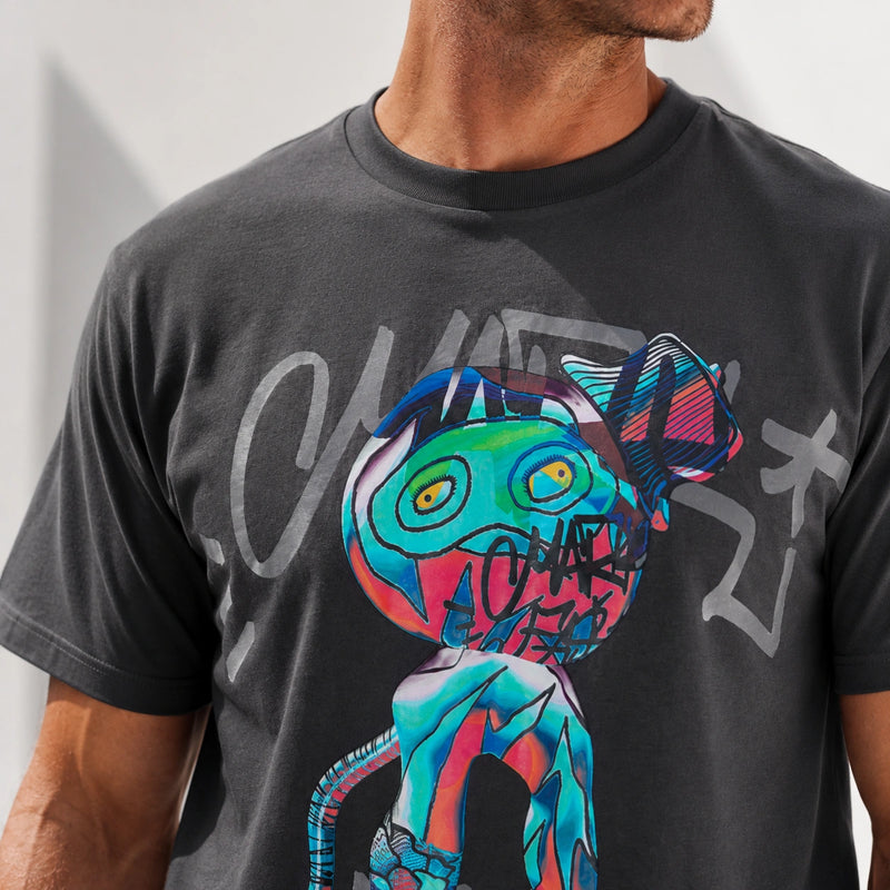 MarkFast Chrome Street Art Monster Figure T-Shirts