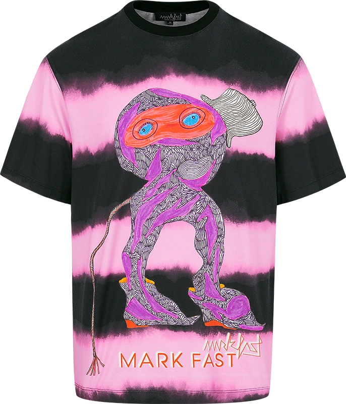 MarkFast City Walker Magenta Graphic T-Shirts