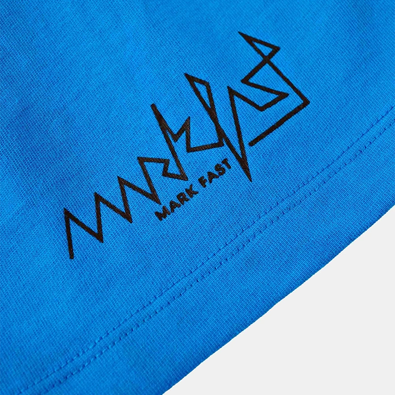 MarkFast Cobalt Blue Structured T-Shirts