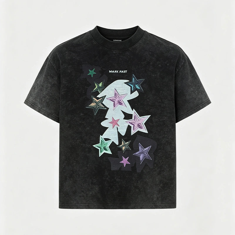 MarkFast Cotton Solid-Color Stretch T-Shirts