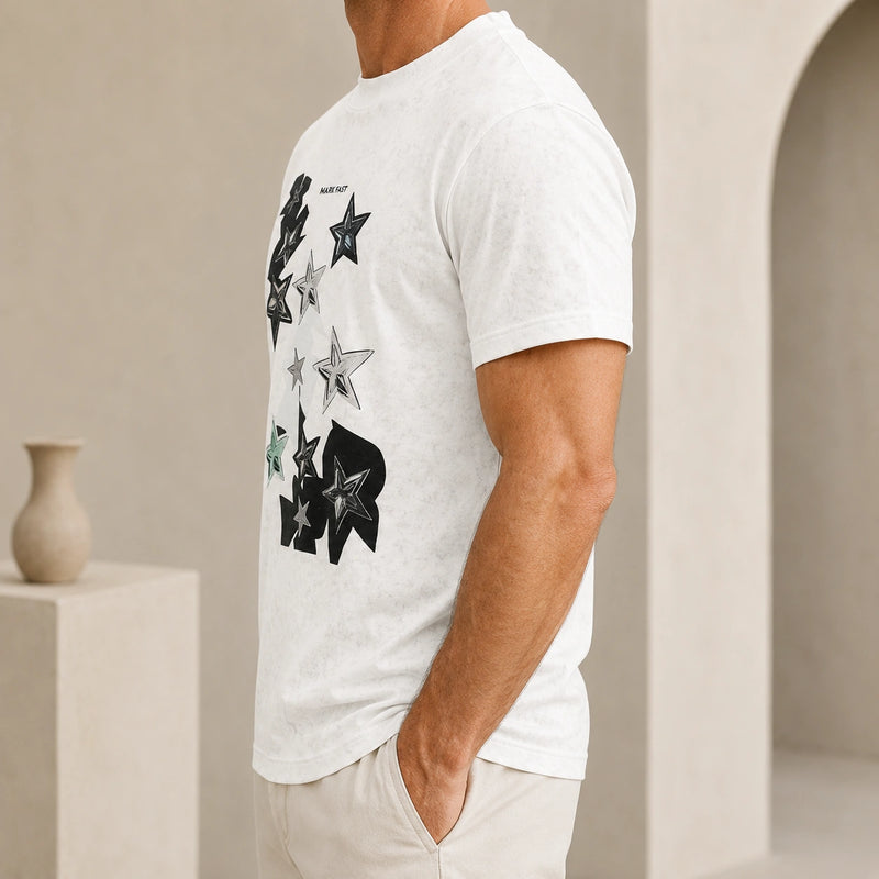 MarkFast Cotton Solid-Color Stretch T-Shirts