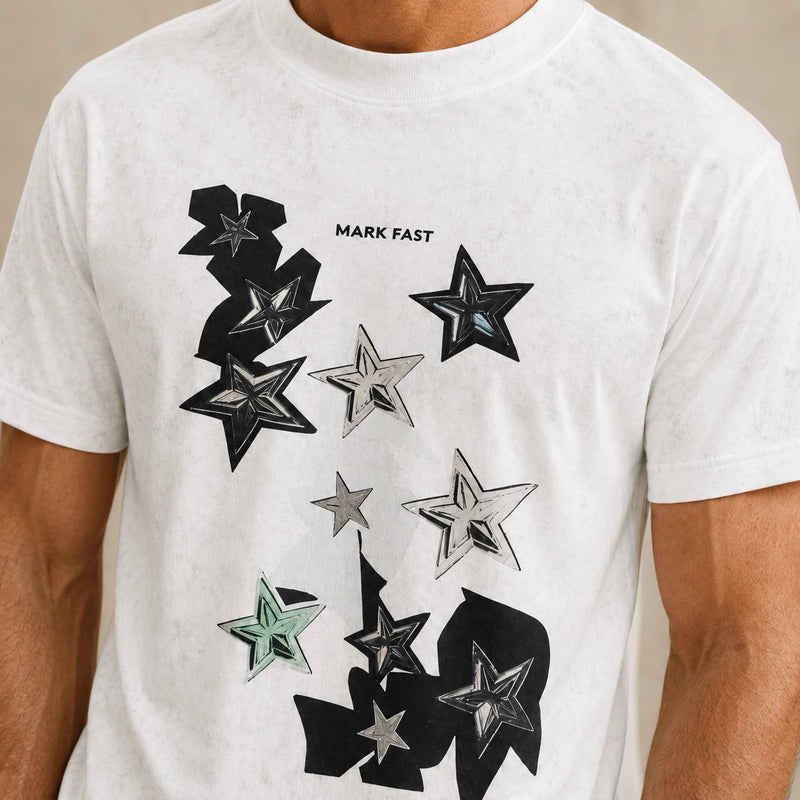 MarkFast Cotton Solid-Color Stretch T-Shirts
