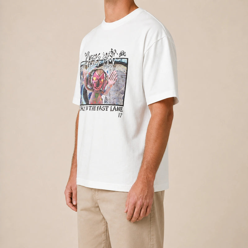 MarkFast Couple Style With Troublesome Little Monster Print T-Shirts
