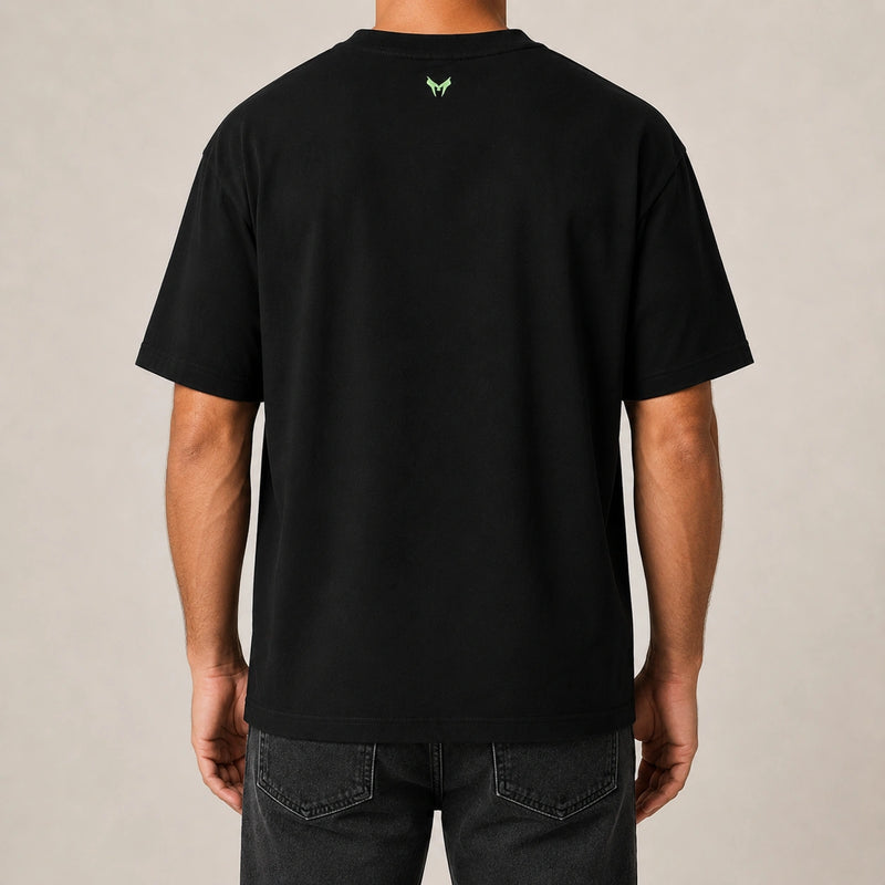 MarkFast Dark Mint Graphic Crew Neck Cotton T-Shirts