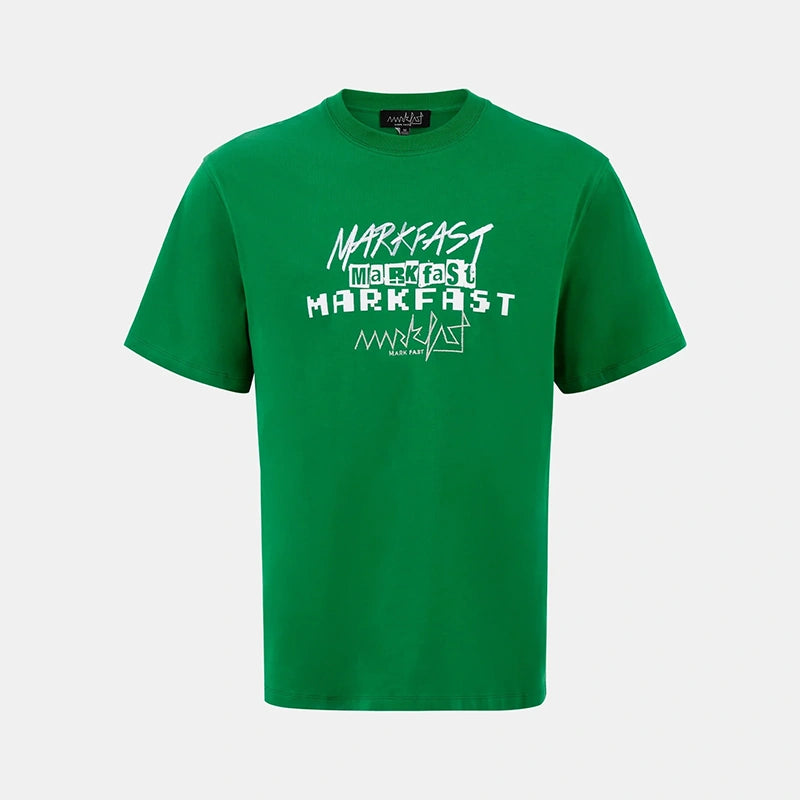 MarkFast Forest Green Relaxed T-Shirts
