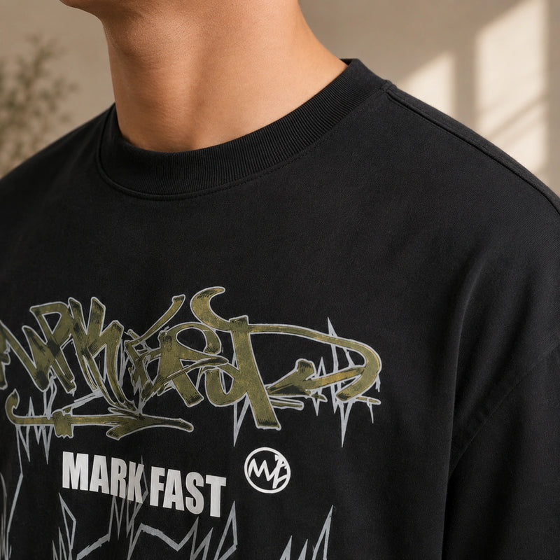 MarkFast Graffiti Graphic Streetwear T-Shirts