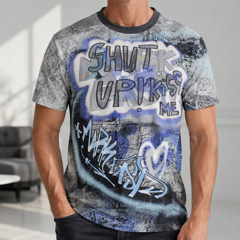 MarkFast Graffiti Slogan T-Shirts