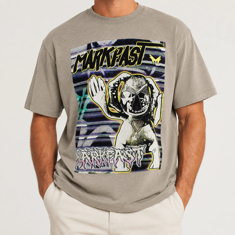 MarkFast Graphic Short Sleeve Cotton T-Shirts