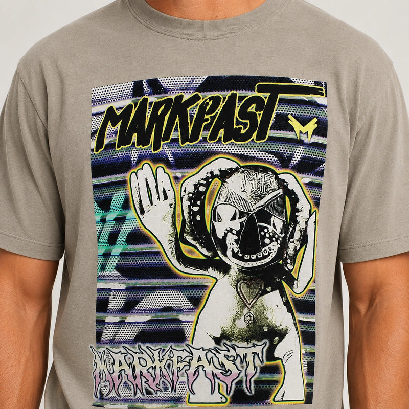 MarkFast Graphic Short Sleeve Cotton T-Shirts