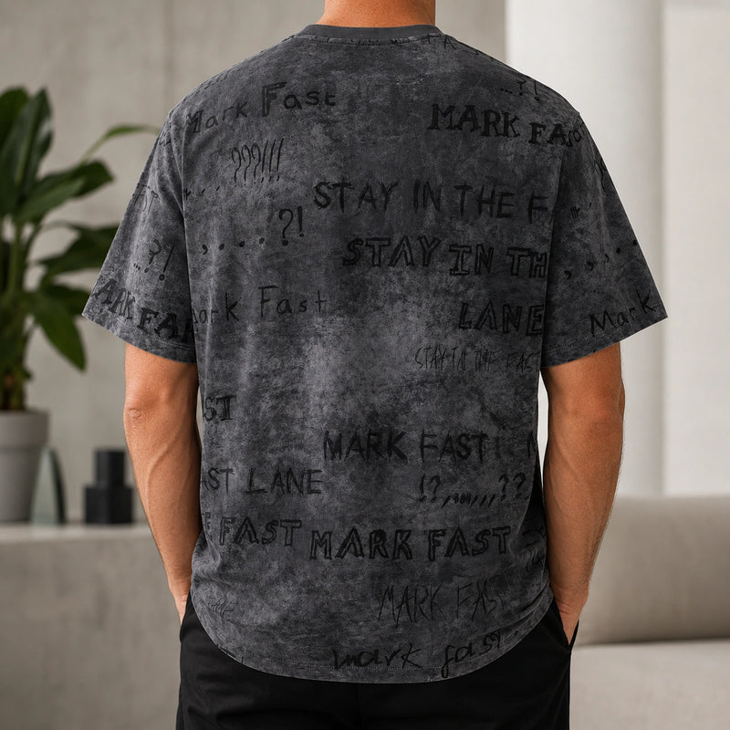 MarkFast Gray MF Mischief Monster T-Shirts