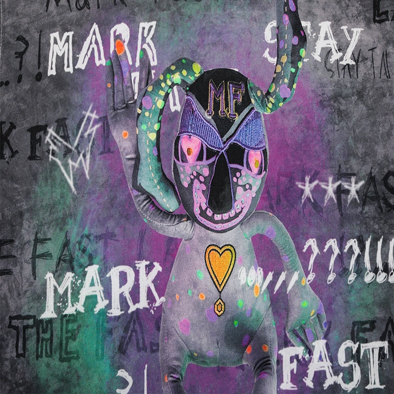 MarkFast Gray MF Mischief Monster T-Shirts