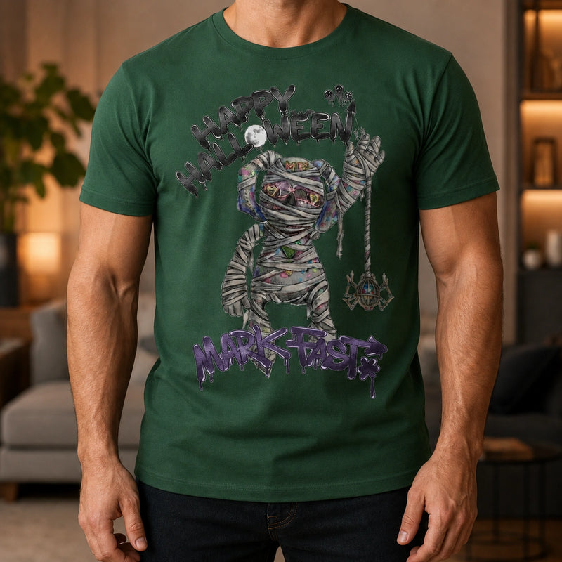 MarkFast Grunge Color Mummy Street Halloween Graphic T-Shirts