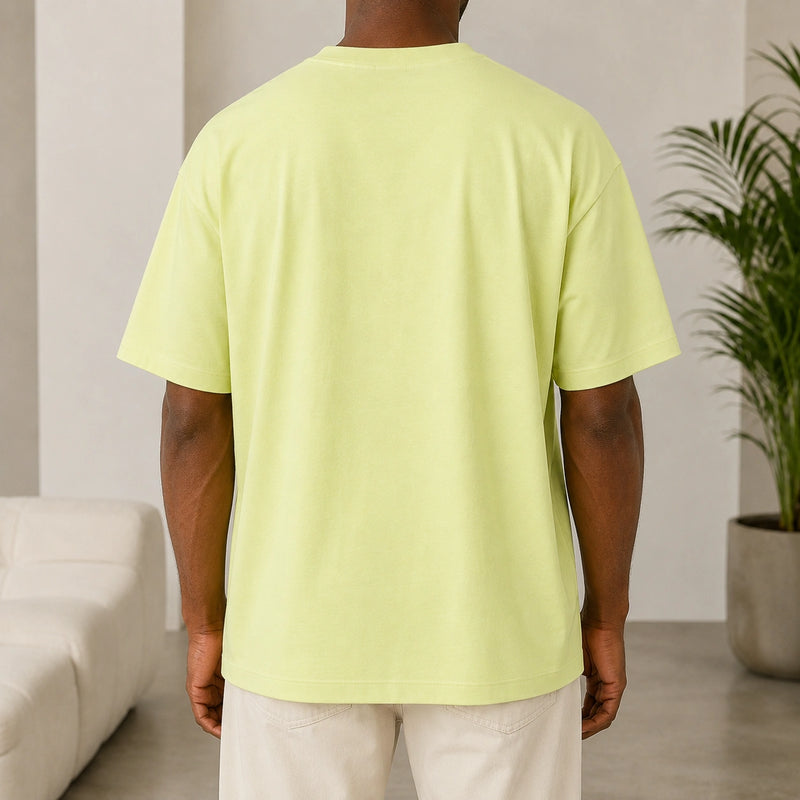 MarkFast Lemon Hand Drawn Fragment Floral Letter T-Shirts