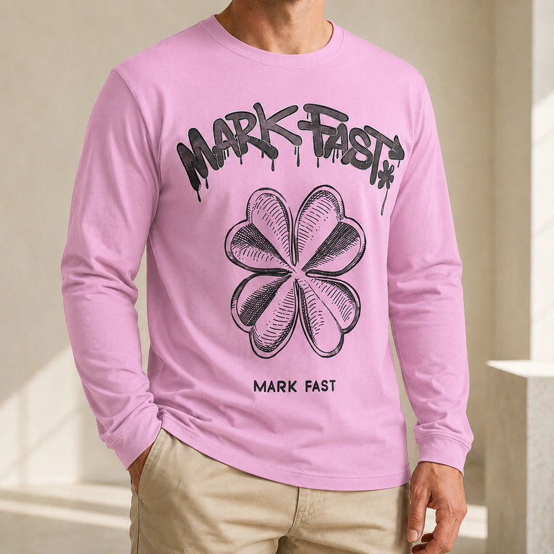 MarkFast Linen Cotton Crewneck T-Shirts