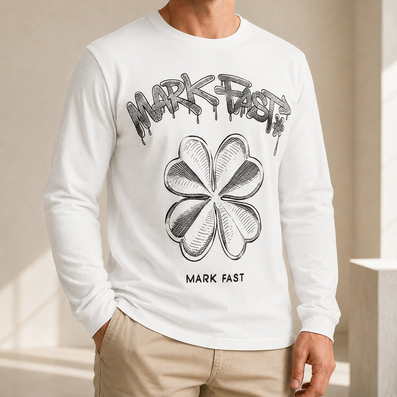 MarkFast Linen Cotton Crewneck T-Shirts