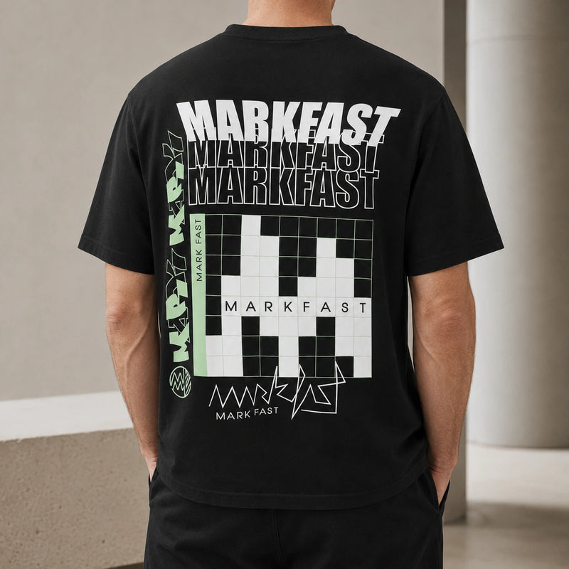 MarkFast Modern Silhouette Crewneck T-Shirts