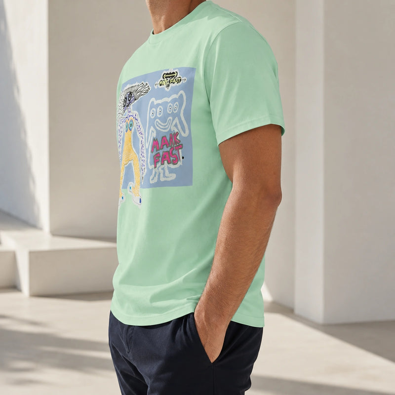 MarkFast Monster Print T-Shirts