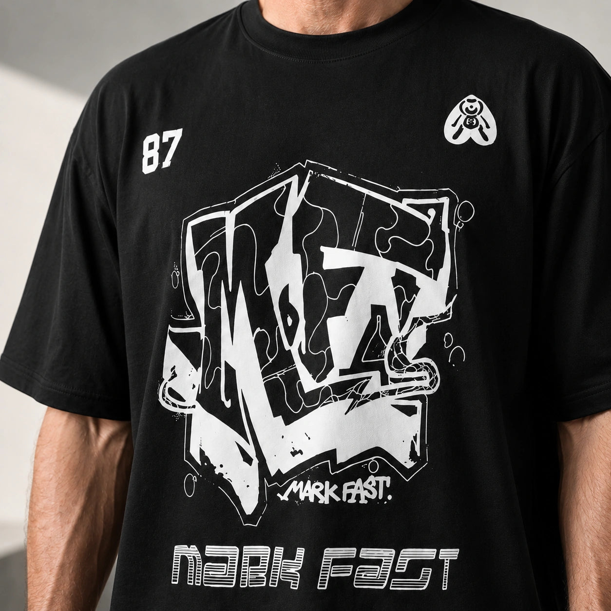 MarkFast Multi-Font Street Vintage Skate T-Shirts