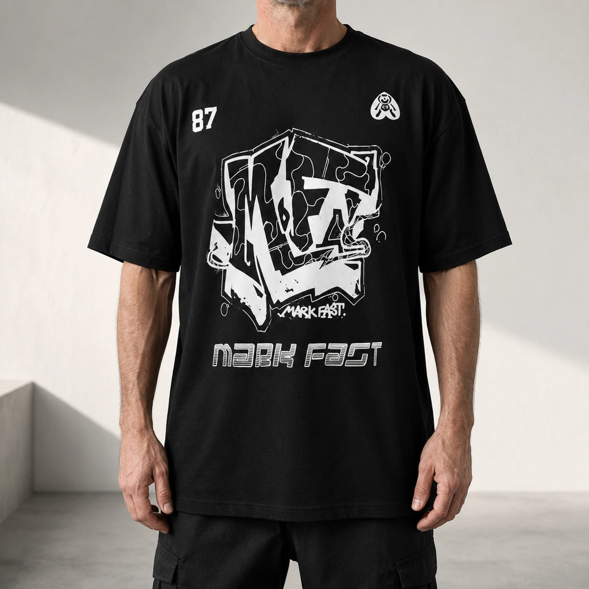 MarkFast Multi-Font Street Vintage Skate T-Shirts