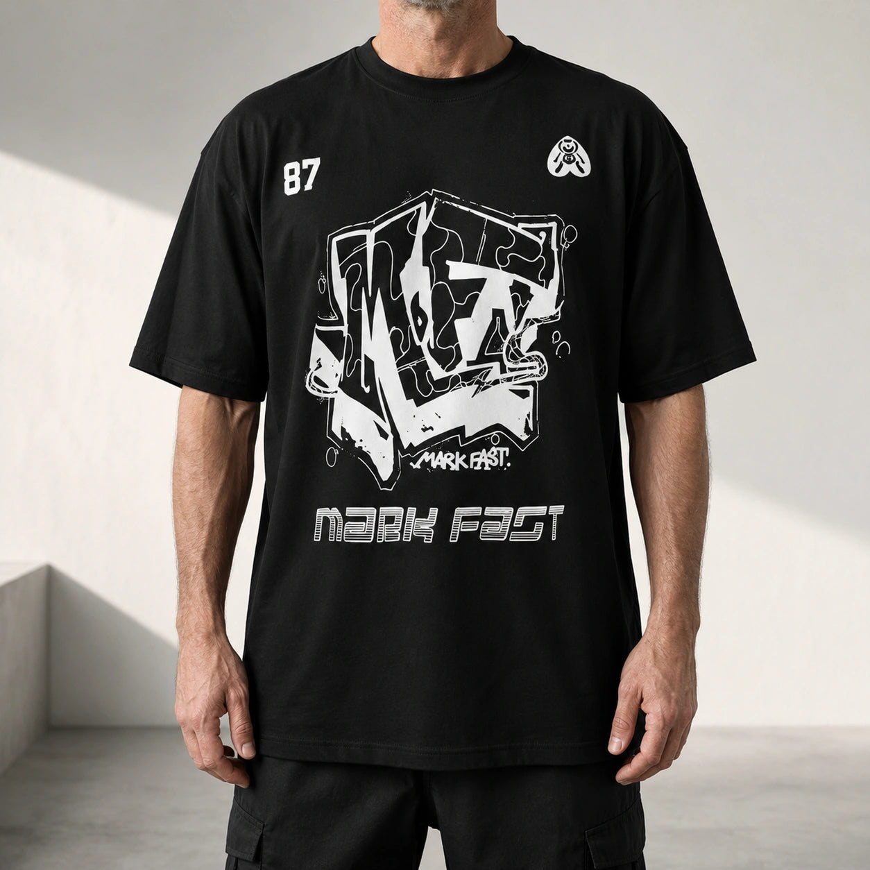 MarkFast Multi-Font Street Vintage Skate T-Shirts