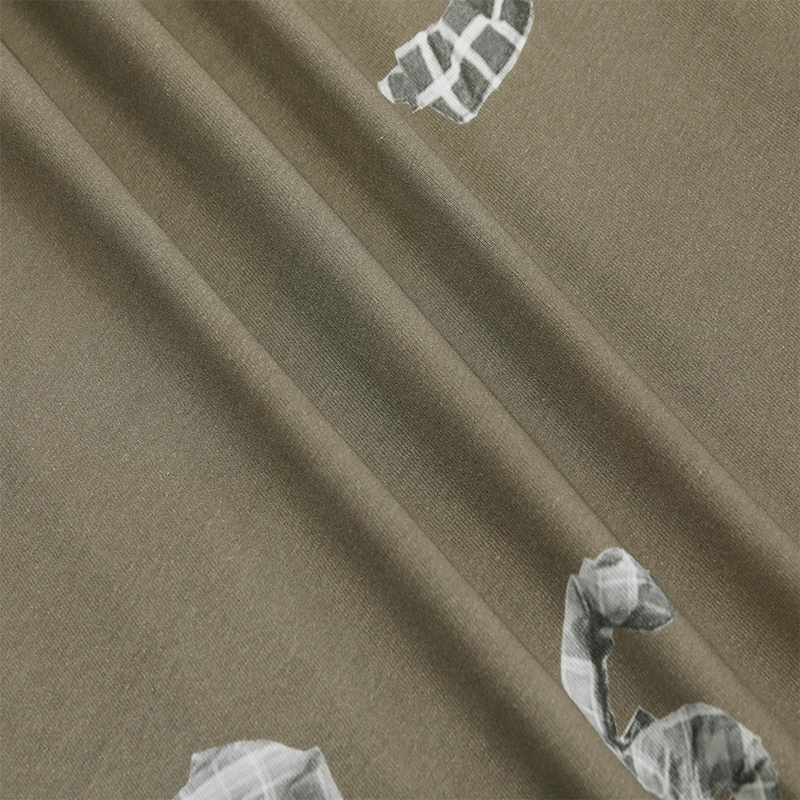MarkFast Olive Woven Words T-Shirts