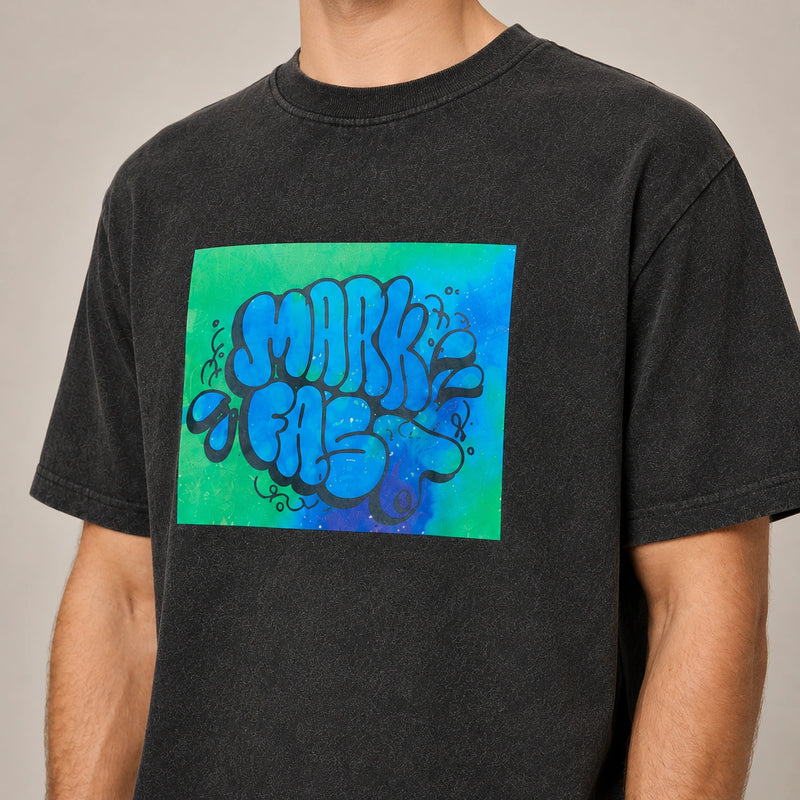 MarkFast Personalized Printed Round Neck Short-Sleeved T-Shirts