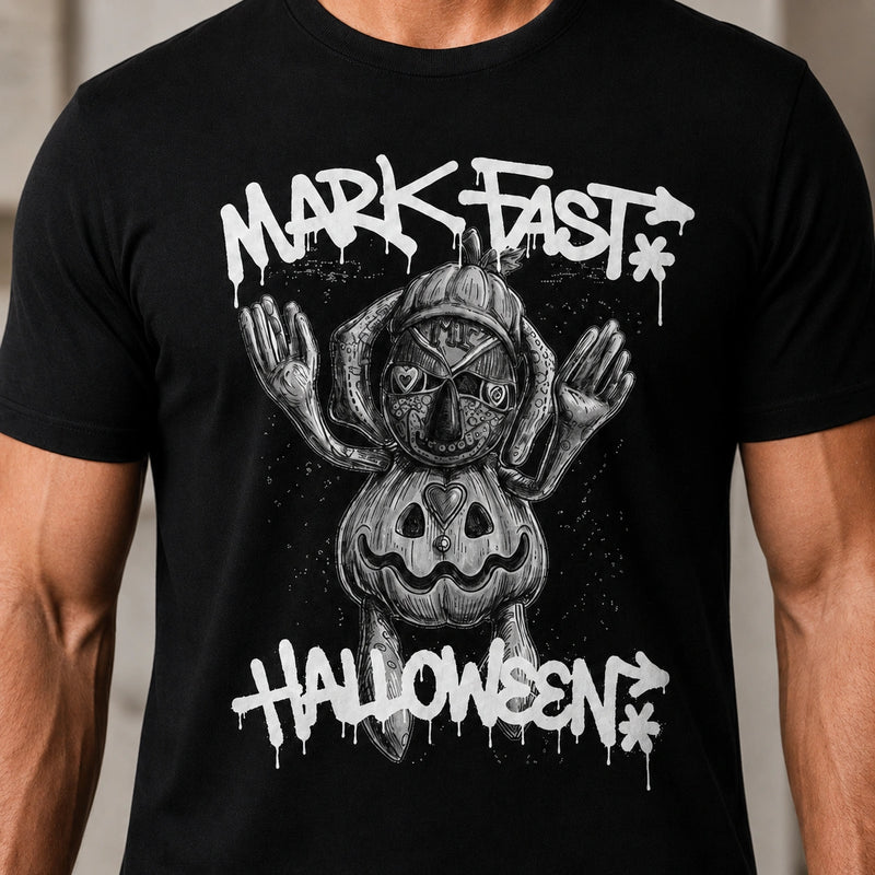 MarkFast Sketch Pumpkin Doll Halloween Street T-Shirts