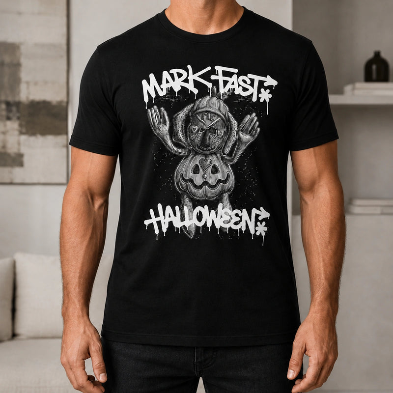 MarkFast Sketch Pumpkin Doll Halloween Street T-Shirts