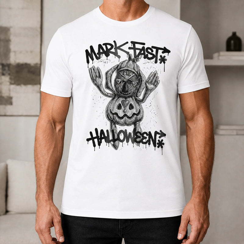 MarkFast Sketch Pumpkin Doll Halloween Street T-Shirts
