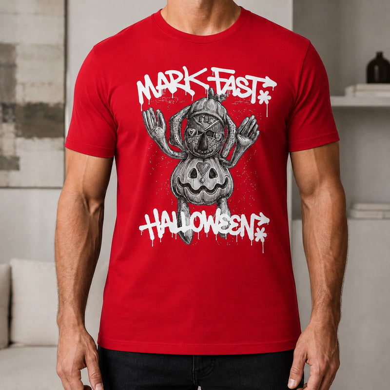 MarkFast Sketch Pumpkin Doll Halloween Street T-Shirts