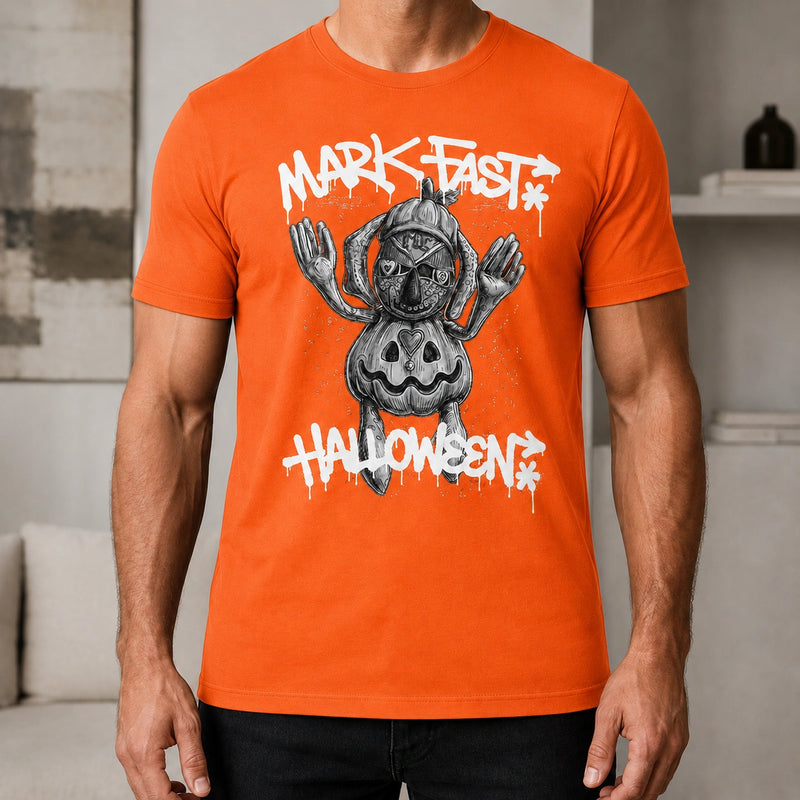 MarkFast Sketch Pumpkin Doll Halloween Street T-Shirts