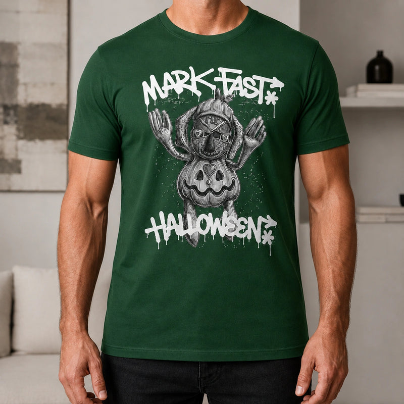 MarkFast Sketch Pumpkin Doll Halloween Street T-Shirts