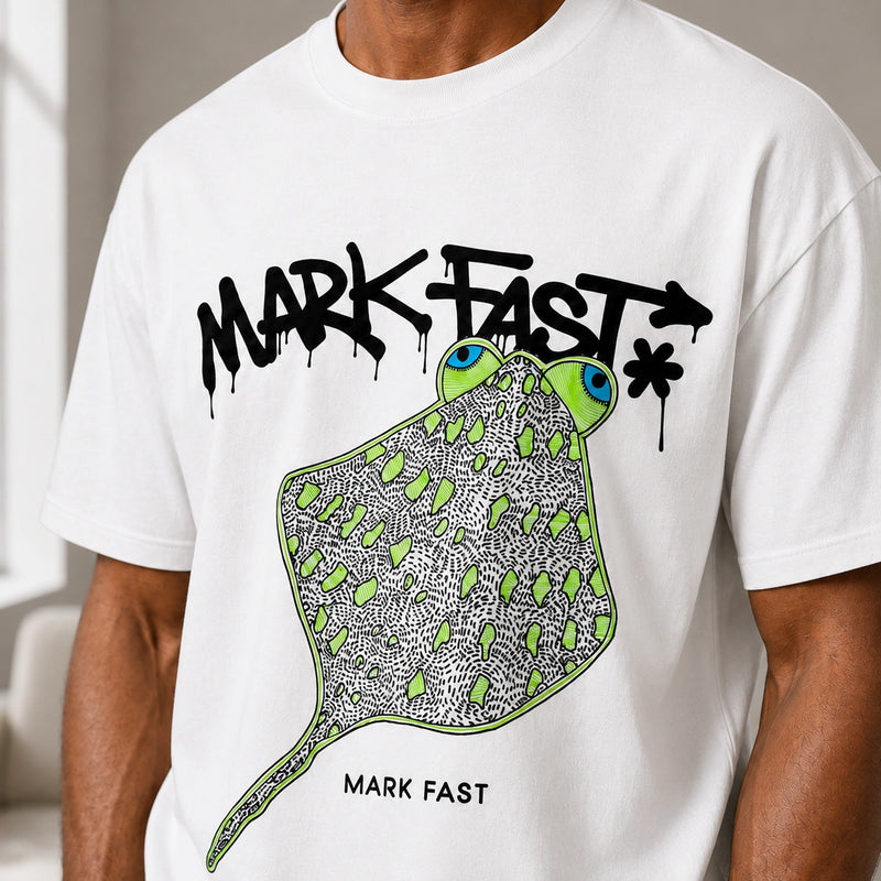 MarkFast Totem Devil Fish Wildlife Art Graphic T-Shirts
