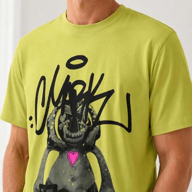 MarkFast Troublesome Little Monster Print T-Shirts