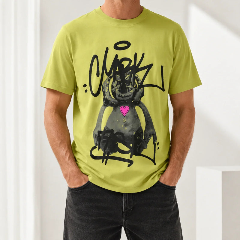 MarkFast Troublesome Little Monster Print T-Shirts