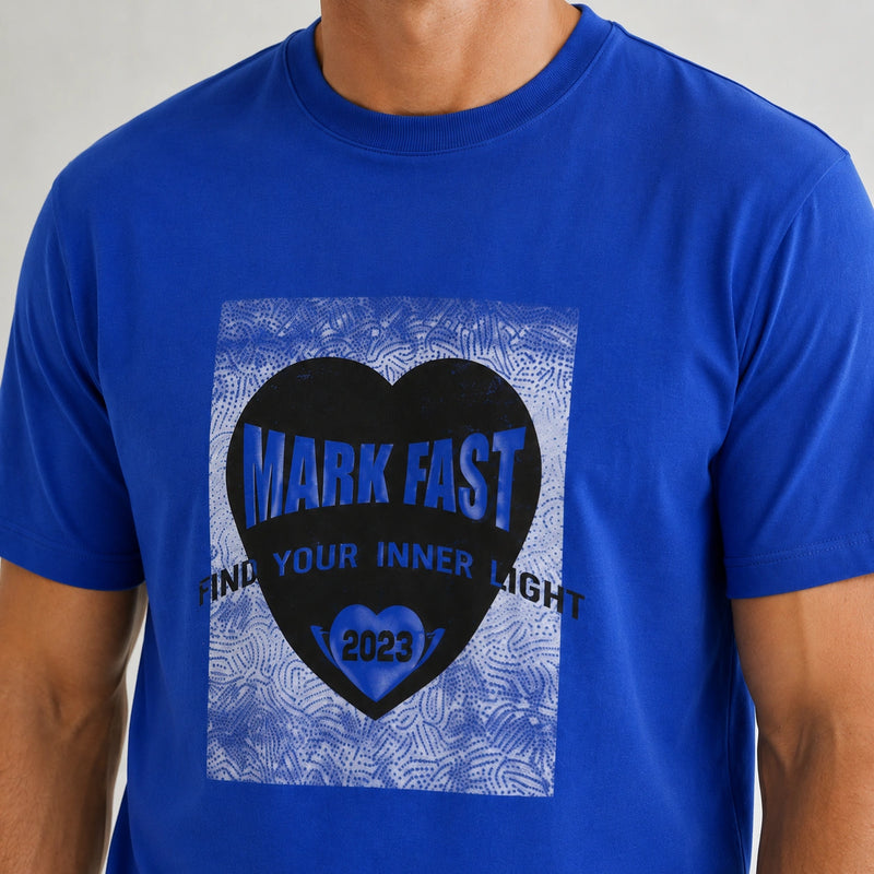 MarkFast Printed Cotton Loose T-Shirts