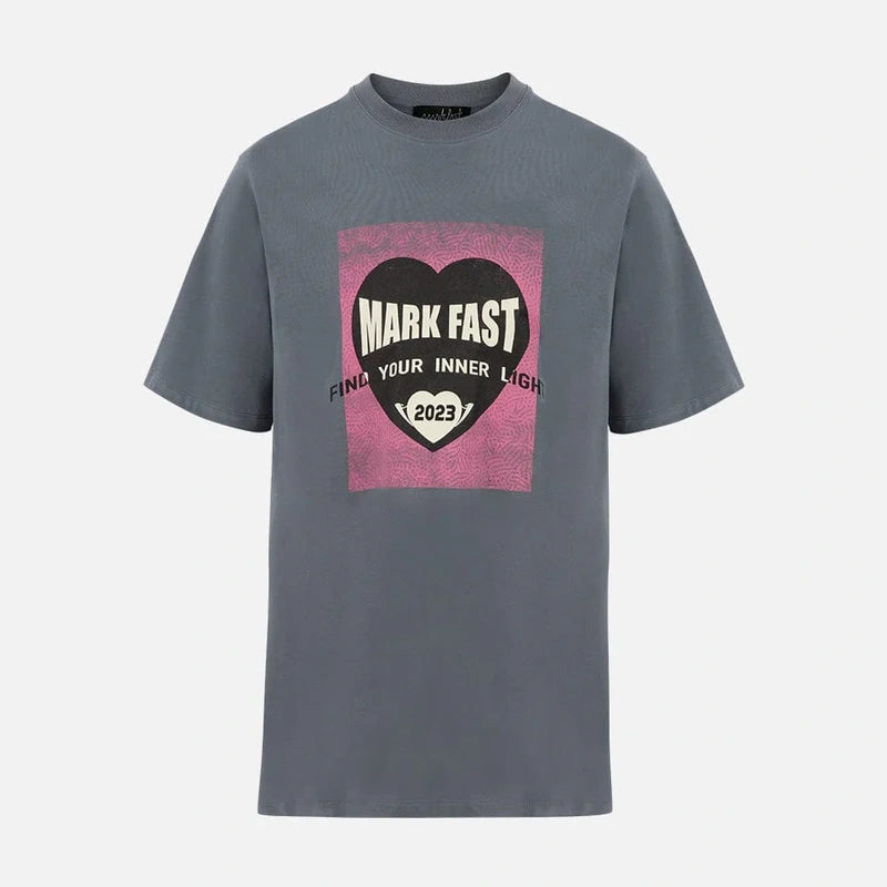 MarkFast Printed Cotton Loose T-Shirts