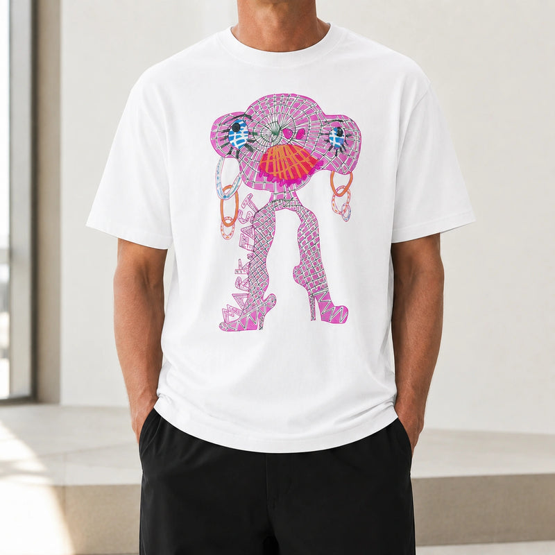 MarkFast street style electric eye beast series T-shirts