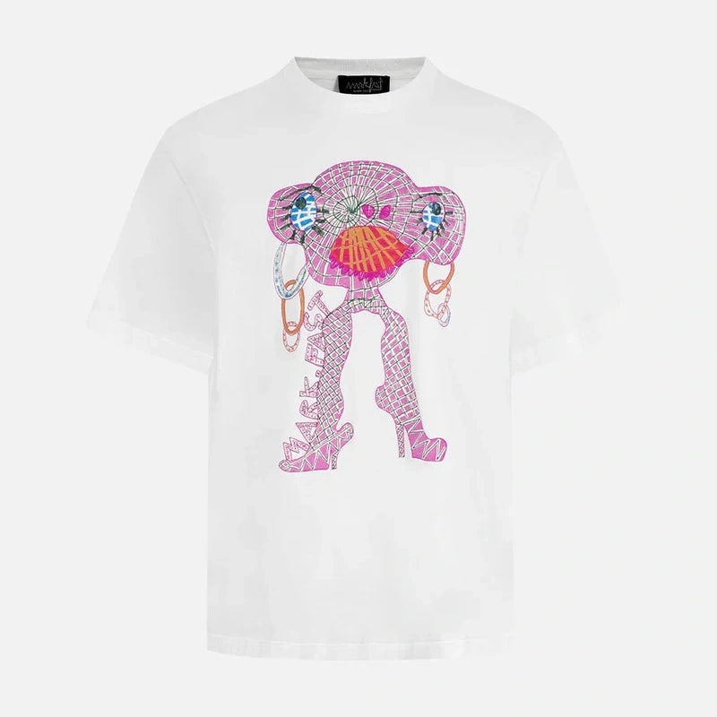 MarkFast street style electric eye beast series T-shirts