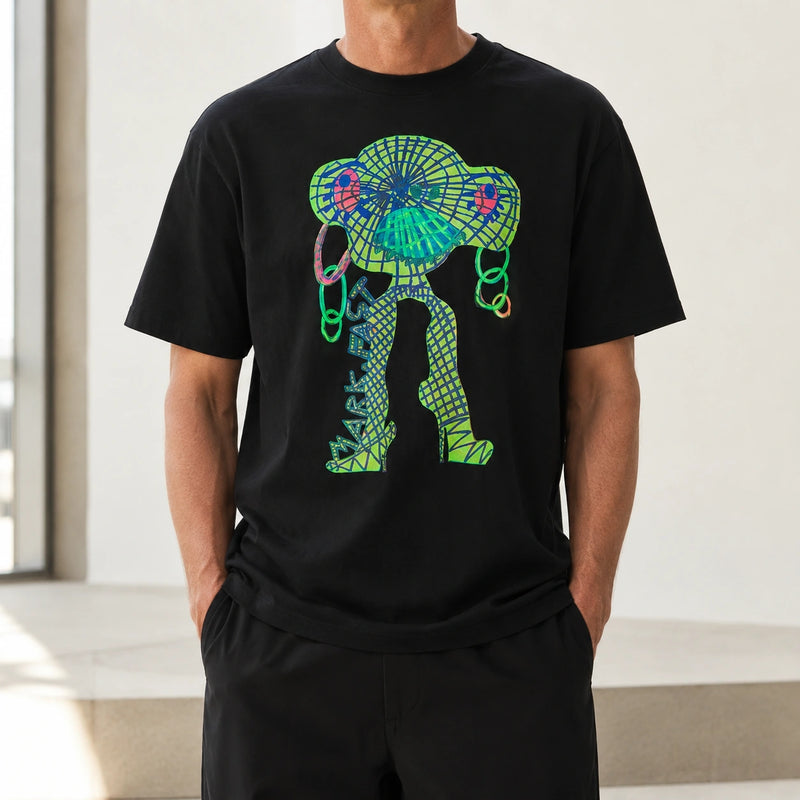 MarkFast street style electric eye beast series T-shirts